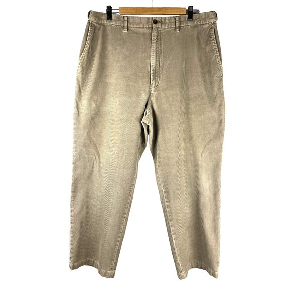 Haggar Grey Corduroy Pants in Men;s Size 38WX34L: - Picture 1 of 8